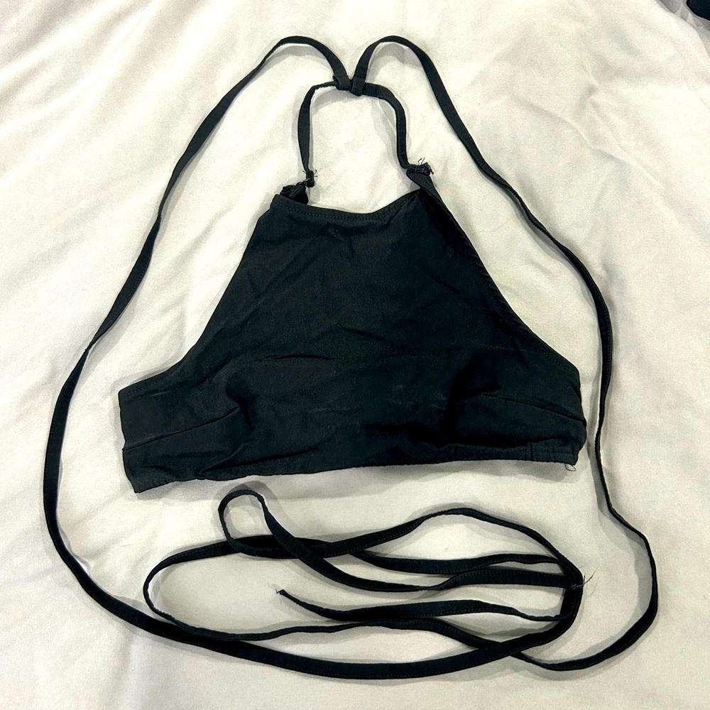 iHeartRaves Black Halter Top